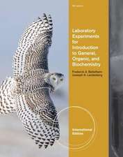 Laboratory Experiments for Introduction to General, Organic and Biochemistry, International Edition