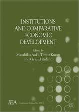 Institutions and Comparative Economic Development