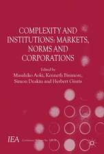 Complexity and Institutions