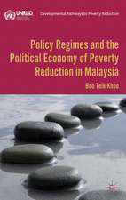 Policy Regimes and the Political Economy of Poverty Reduction in Malaysia