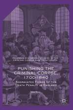 Punishing the Criminal Corpse, 1700-1840: Aggravated Forms of the Death Penalty in England