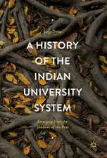 A History of the Indian University System: Emerging from the Shadows of the Past