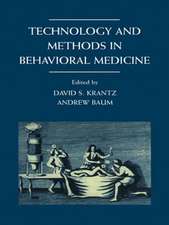 Technology and Methods in Behavioral Medicine