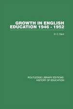 Growth in English Education