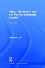 Input, Interaction, and the Second Language Learner