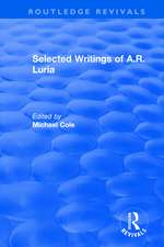 Selected Writings of A.R. Luria