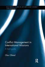 Conflict Management in International Missions: A field guide