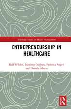 Entrepreneurship in Healthcare