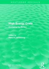 High Energy Costs: Assessing the Burden