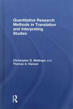 Quantitative Research Methods in Translation and Interpreting Studies