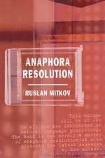 Anaphora Resolution