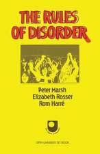 The Rules of Disorder