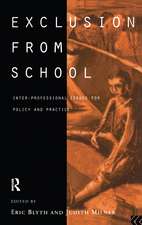 Exclusion From School: Multi-Professional Approaches to Policy and Practice