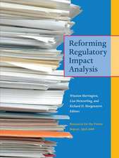 Reforming Regulatory Impact Analysis