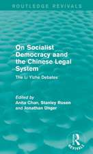 On Socialist Democracy and the Chinese Legal System: The Li Yizhe Debates