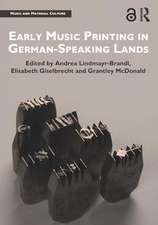 Early Music Printing in German-Speaking Lands