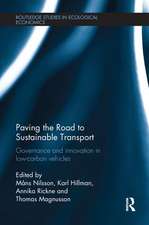 Paving the Road to Sustainable Transport: Governance and innovation in low-carbon vehicles