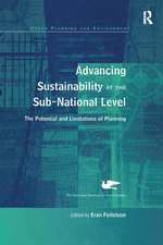 Advancing Sustainability at the Sub-National Level: The Potential and Limitations of Planning