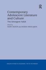 Contemporary Adolescent Literature and Culture: The Emergent Adult