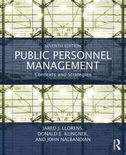 Public Personnel Management: Contexts and Strategies