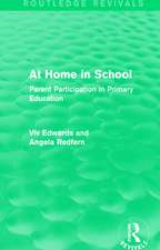 At Home in School (1988): Parent Participation in Primary Education