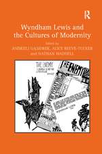 Wyndham Lewis and the Cultures of Modernity