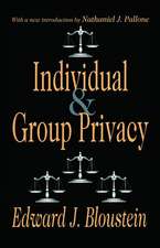 Individual and Group Privacy