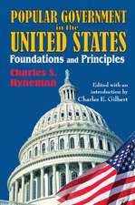 Popular Government in the United States: Foundations and Principles