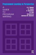 Programmed Learning in Perspective: A Guide to Program Writing