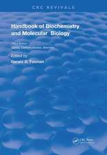 Handbook of Biochemistry: Section C Lipids Carbohydrates & Steroids, Volume l