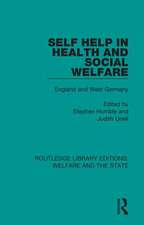 Self Help in Health and Social Welfare: England and West Germany