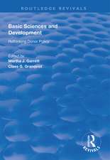 Basic Sciences and Development: Rethinking Donor Policy