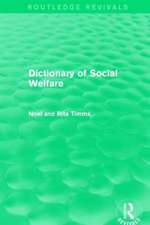 Dictionary of Social Welfare