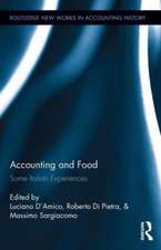 Accounting and Food: Some Italian Experiences