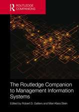 The Routledge Companion to Management Information Systems