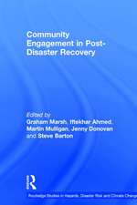 Community Engagement in Post-Disaster Recovery