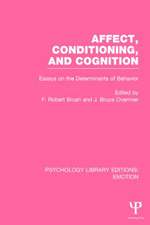 Affect, Conditioning, and Cognition
