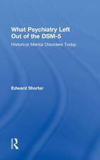 What Psychiatry Left Out of the DSM-5: Historical Mental Disorders Today