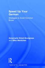 Speed Up Your German: Strategies to Avoid Common Errors