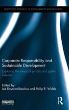 Corporate Responsibility and Sustainable Development: Exploring the nexus of private and public interests