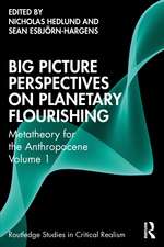 Big Picture Perspectives on Planetary Flourishing: Metatheory for the Anthropocene Volume 1