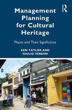 Management Planning for Cultural Heritage: Places and Their Significance