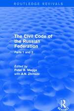 The Civil Code of the Russian Federation: Parts 1 and 2