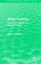 Water Pollution: Economics Aspects and Research Needs