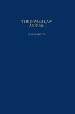 The Jewish Law Annual Volume 16