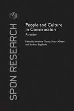 People and Culture in Construction: A Reader