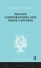 Private Corporations and their Control: Part 1