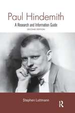 Paul Hindemith: A Research and Information Guide