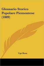 Glossario Storico Popolare Piemontese (1889)