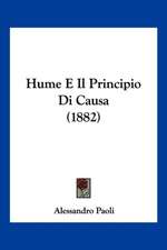 Hume E Il Principio Di Causa (1882)